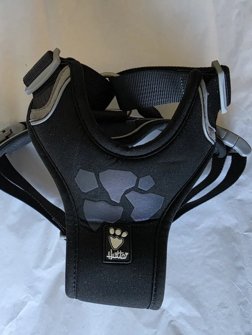 Hurtta Weekend Warrior Black Padded Dog Harness 60-80 cm 24-32 inch NWOT